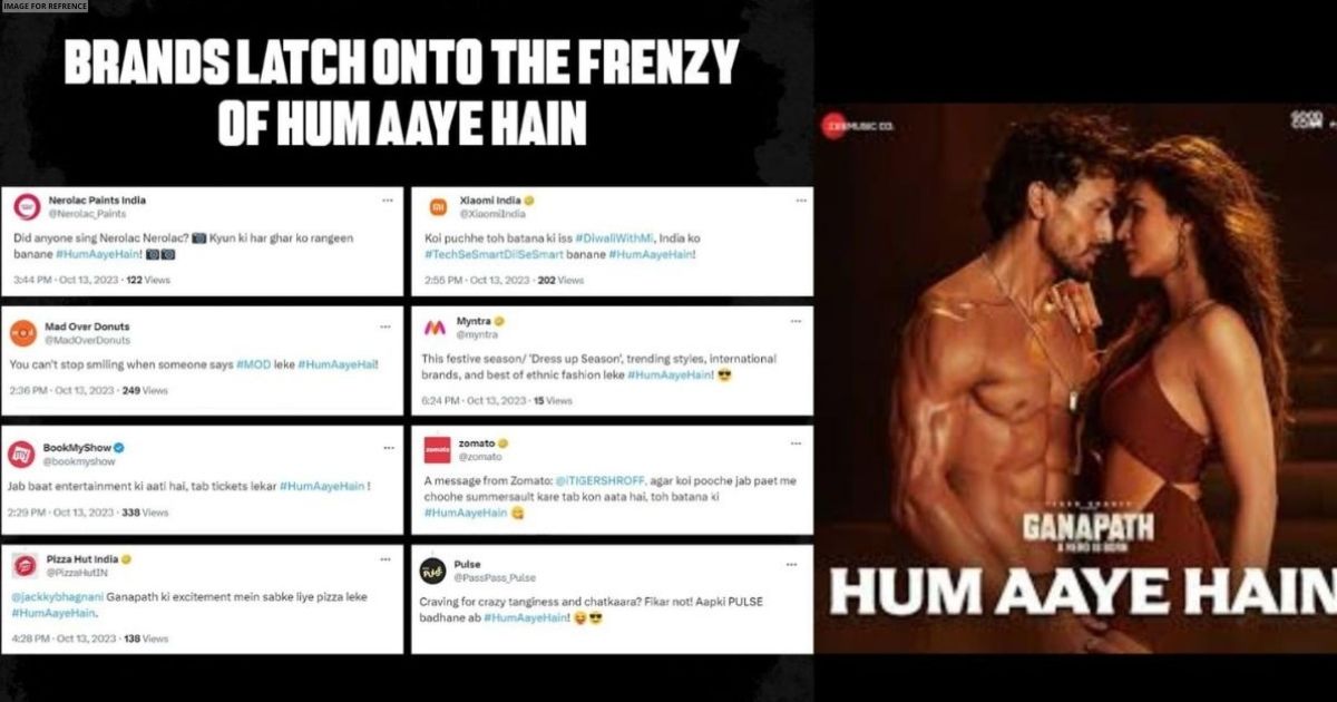 Ganapath Fever Gets the Brands Chattering as they engage in a battle of words to add spice to the 'Hum Aaye Hain' Sensation